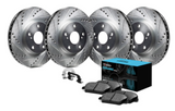 R1 Concepts® (14-21) Subaru WRX eLINE™ Series Drilled/Slotted Brake Kit with Ceramic Series Pads
