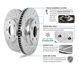 Power Stop® (19-25) GM SUV/Truck Extreme Z36 Truck/Tow Drilled/Slotted Brake Kit
