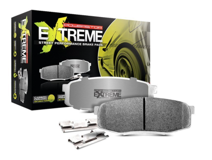 Power Stop® (20-24) Corvette Stingray Z26 Extreme Street Carbon-Fiber Ceramic Front Brake Pads