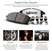 Power Stop® (20-24) Corvette Stingray Z26 Extreme Street Carbon-Fiber Ceramic Front Brake Pads