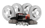 Power Stop® (19-25) GM SUV/Truck 1-Click Z23 Evolution Sport Drilled and Slotted Brake Kit