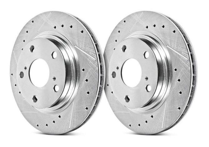 Power Stop® (19-23) GM SUV/Truck Evolution Performance Drilled and Slotted 1-Piece Brake Rotors