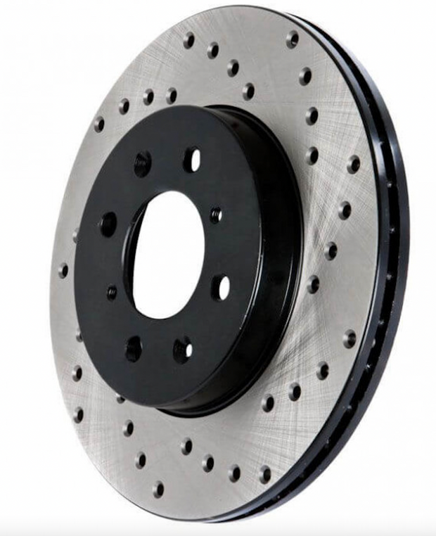 Stoptech® (09-24) CTS-V/Camaro ZL1 Sport Drilled Rear Vented Brake Rotor (6-Piston Brembo Calipers)