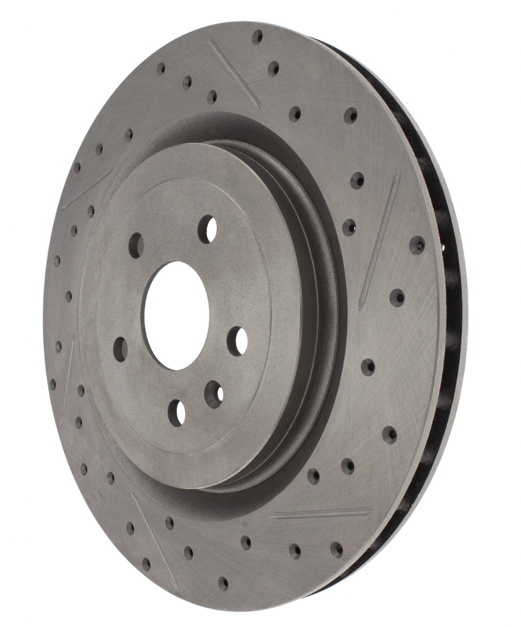 Stoptech® (09-24) CTS-V/Camaro V8 Sport Drilled/Slotted Rear Brake Rotor (6-Piston Brembo Calipers)