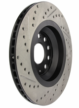 Stoptech® (13-20) Audi S3/RS3 Sport Drilled & Slotted Brake Rotor