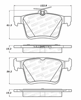Stoptech® (13-20) Audi S3 Sport Performance Brake Pads