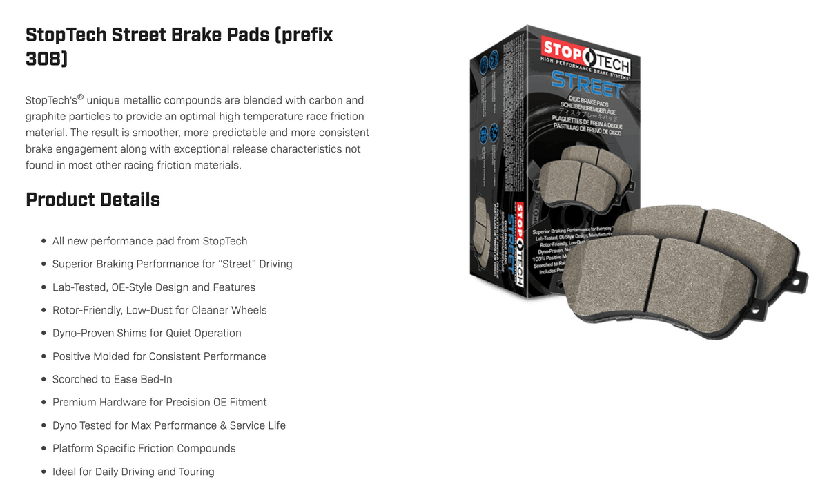 Stoptech® (13-20) Audi S3 Street Performance Drilled/Slotted Brake Kit