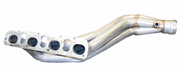 Texas Speed® Challenger/Charger V8 304SS 2" Long Tube Headers with Catted Mid-Pipes