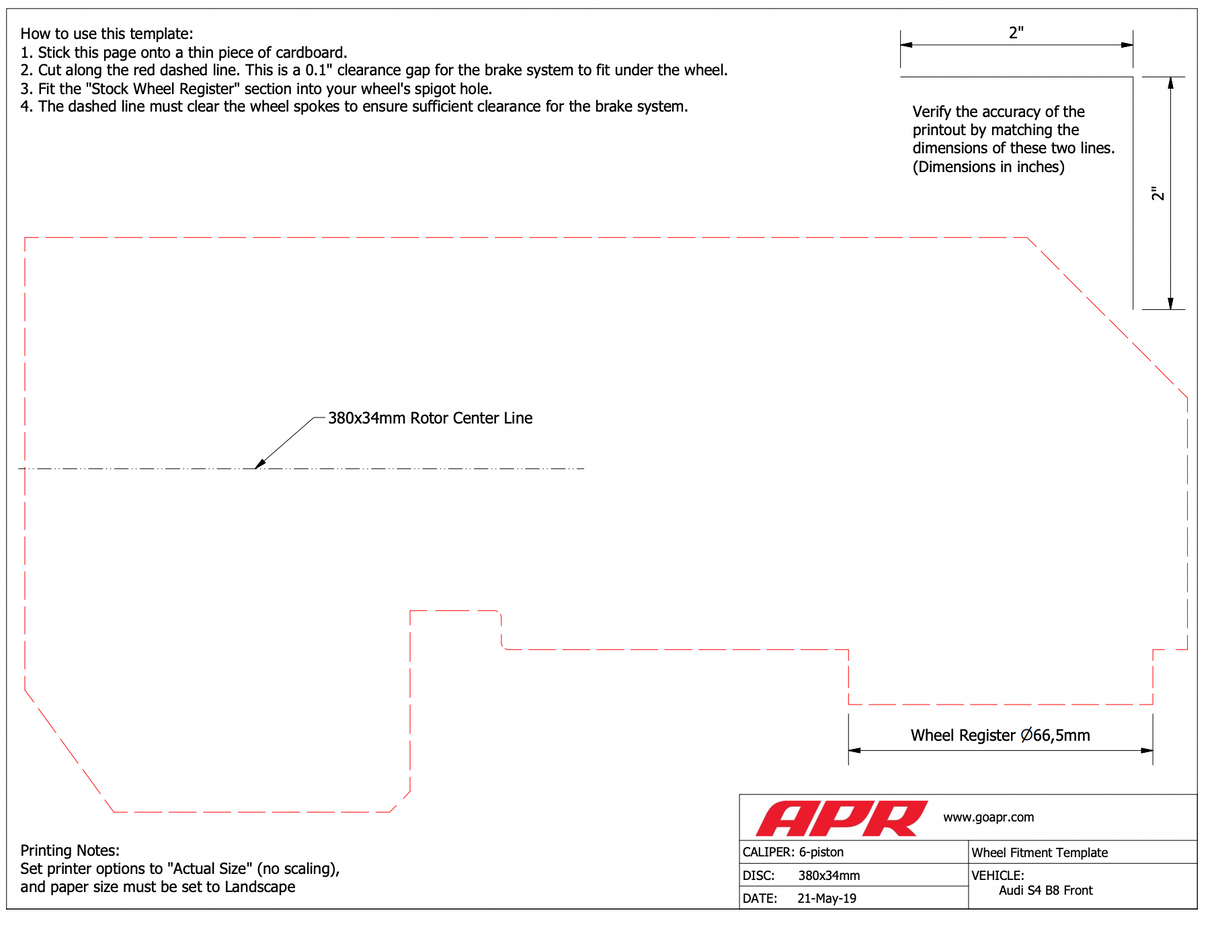 APR® (08-17) Audi S4/S5 Front 380X34MM 2-Piece 6-Piston Big Brake Kit