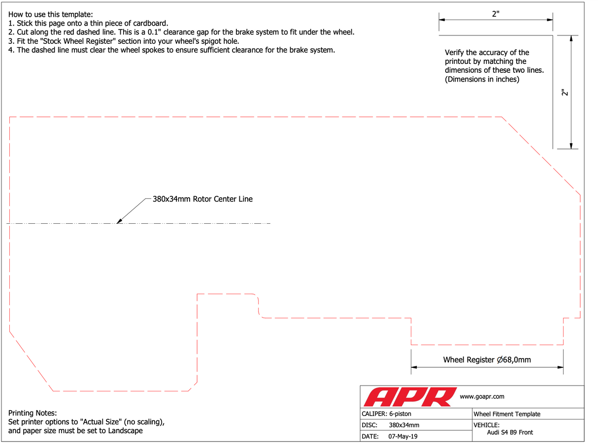 APR® (18-24) Audi S4/S5/SQ5 Front 380X34MM 2-Piece 6-Piston Big Brake Kit
