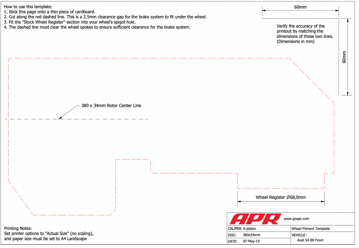 APR® (18-24) Audi S4/S5/SQ5 Front 380X34MM 2-Piece 6-Piston Big Brake Kit