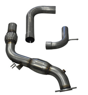 Corsa® 14344 - (15-20) Mustang 2.3T EcoBoost Downpipe Sport To Xtreme Conversion Kit 