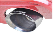 Corsa® - Pro-Series 304 SS Round Angle Cut Clamp-On Single Exhaust Tips 