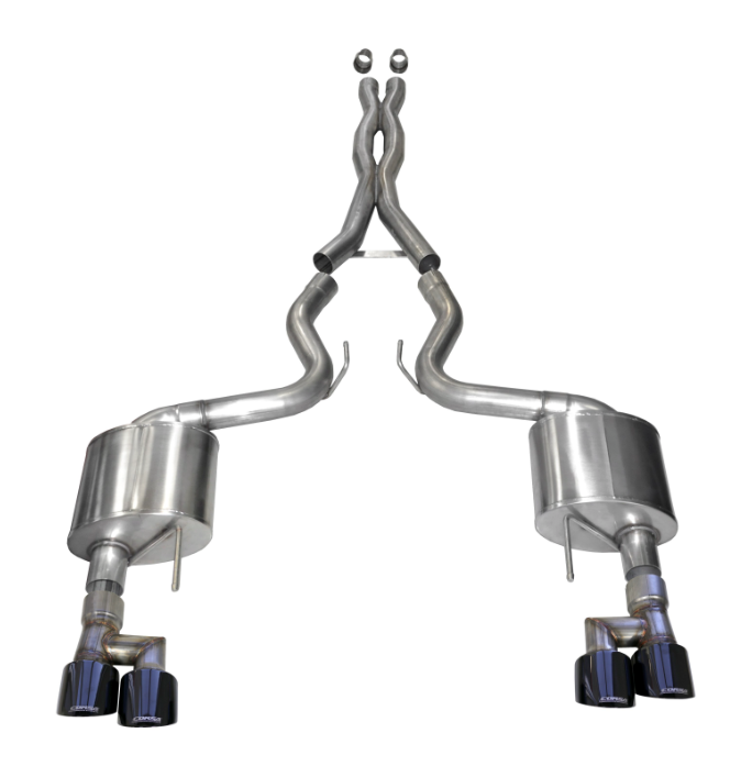 Corsa® - Sport™ 304 SS Cat-Back Exhaust System with Quad Rear Exit 