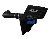 Volant® - Plastic Black Cold Air Intake System with Pro 5 Blue Filter 