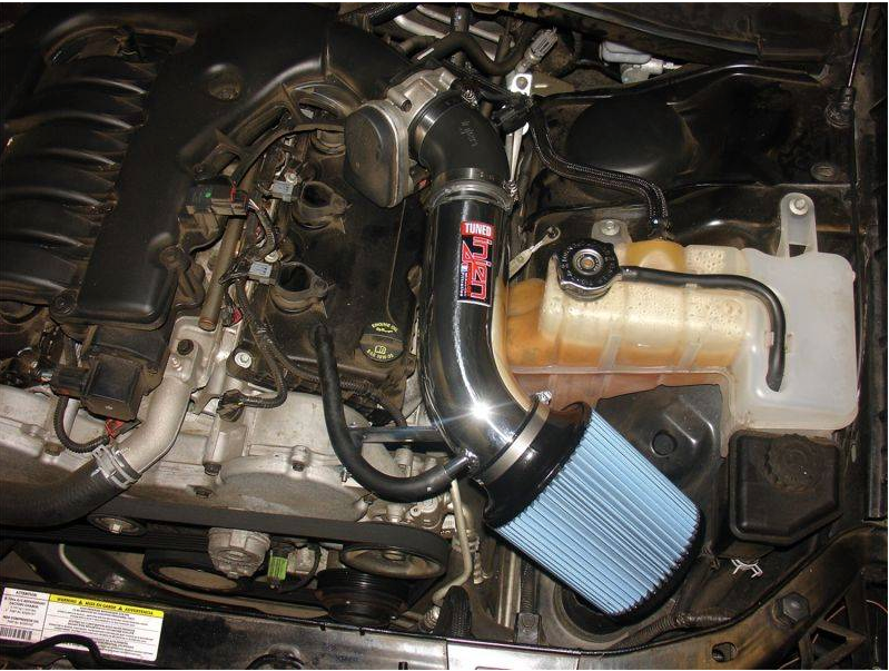 Injen® (05-10) Mopar V6 PF Series Wrinkle Black Short Ram Air Intake System 