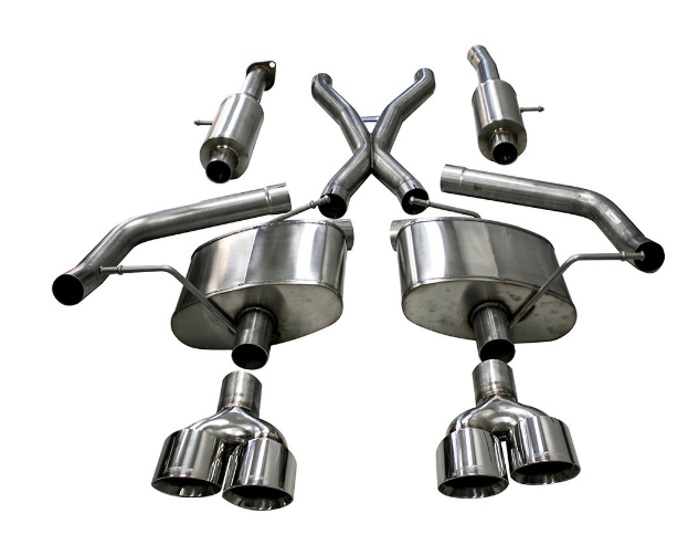 Corsa® (18-20) Trackhawk Sport™ 304 SS Cat-Back Exhaust System with Quad Rear Exit 