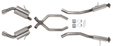 Hooker® - (11-20) Cherokee 5.7L BlackHeart™ 304 SS Cat-Back Exhaust System with Split Rear Exit 