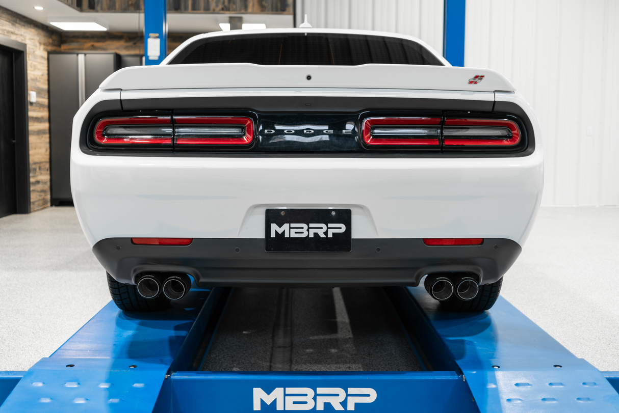 MBRP® (15-23) Challenger V6 Armor Lite Aluminum 2.5" Cat-Back Exhaust with Street Profile