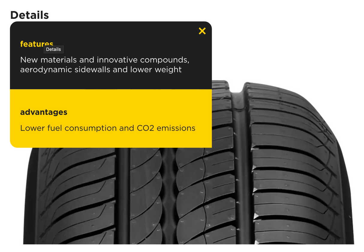Pirelli® CINTURATO P1™ VERDE 195/55R16 87W RUNFLAT