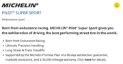 Michelin® PILOT® SUPER SPORT