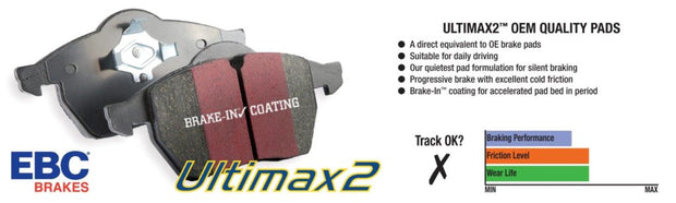EBC® (10-15) Camaro Stage 20 Plaint Street Brake Kit w/ Ultimax OE Pads 
