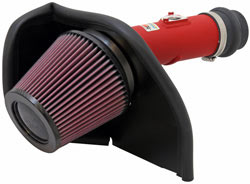 K & N® 69-8005TWR - 69 Series Typhoon® Cold Air Intake w/ Red Filter 