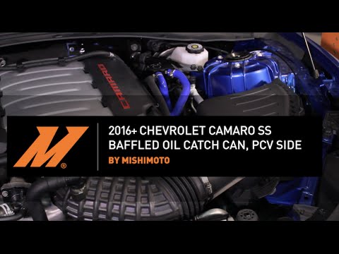Mishimoto® (16-24) Camaro SS PCV Side Baffled Oil Catch Can Kit