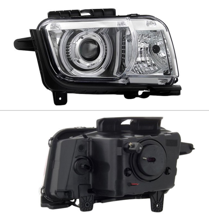 Spyder® PRO-JH-CCAM10-LED-C - Chrome LED Halo Projector Headlights 