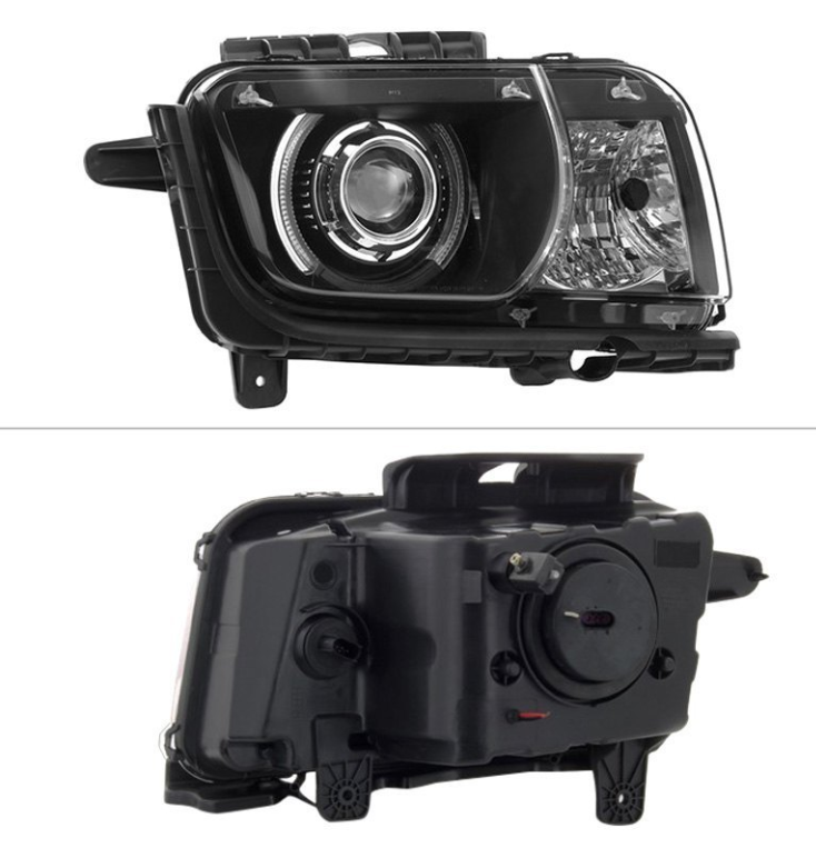 Spyder® PRO-JH-CCAM10-LED-BK - Black LED Halo Projector Headlights 