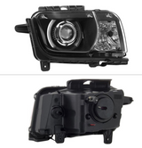 Spyder® PRO-JH-CCAM10-LED-BK - Black LED Halo Projector Headlights 