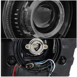 Spyder® PRO-JH-CCAM10-LED-BSM - Black/Smoke LED Halo Projector Headlights 